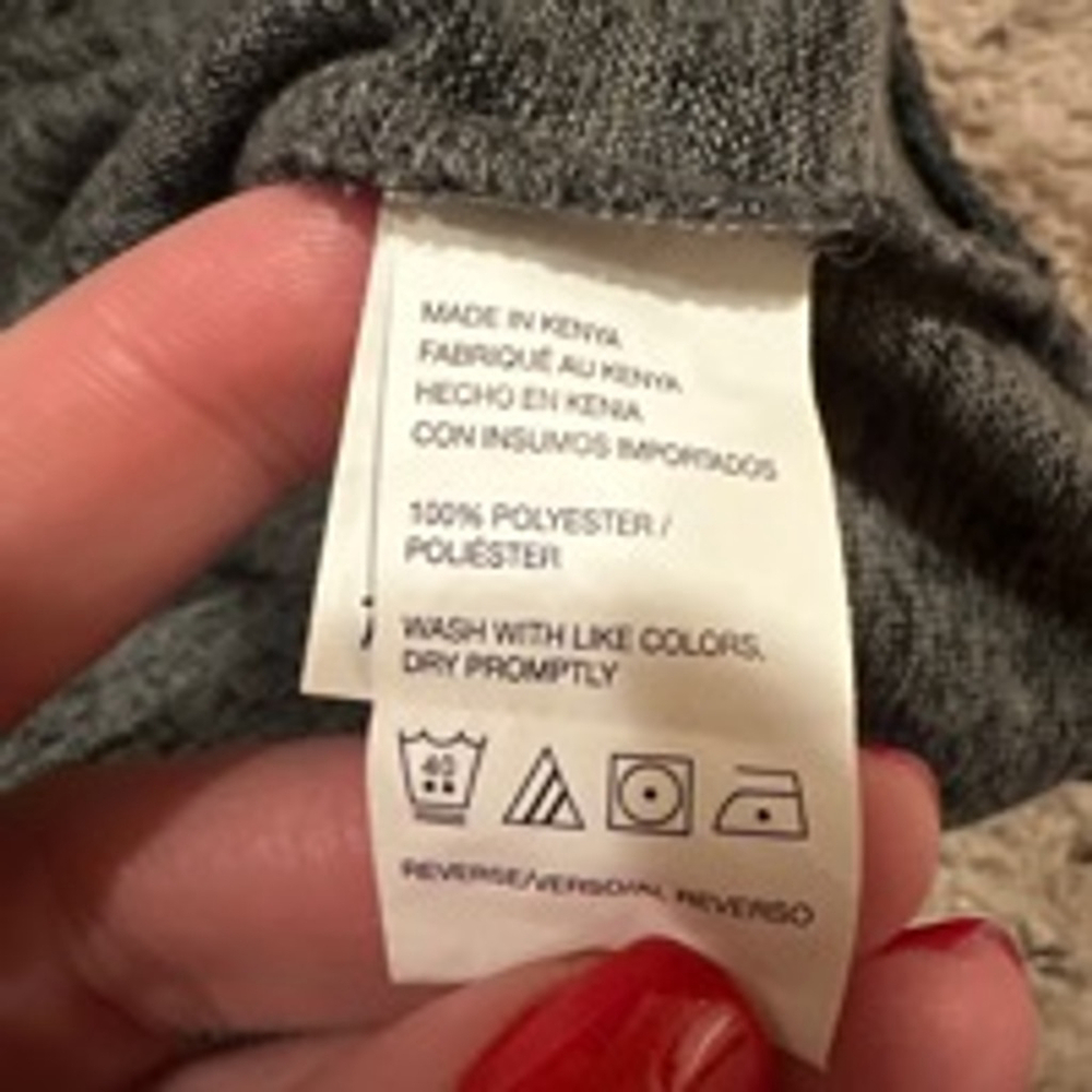 Men's Van Heusen Polo Shirt XXL Gray Long Sleeveo - Picture 6 of 7